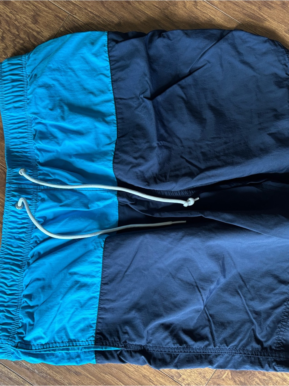 Nautica Navy/Aqua Swim Shorts